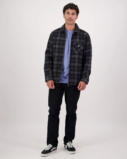 Edwards Check Coloured Swanndri Mens Northgate V2 Jacket on White Background 