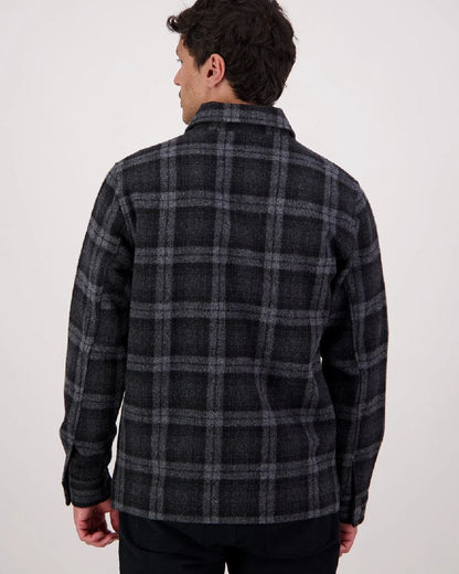 Edwards Check Coloured Swanndri Mens Northgate V2 Jacket on White Background 