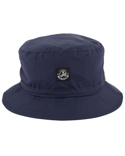Navy Coloured Swanndri Murrays Bay V2 Bucket Hat on white background 