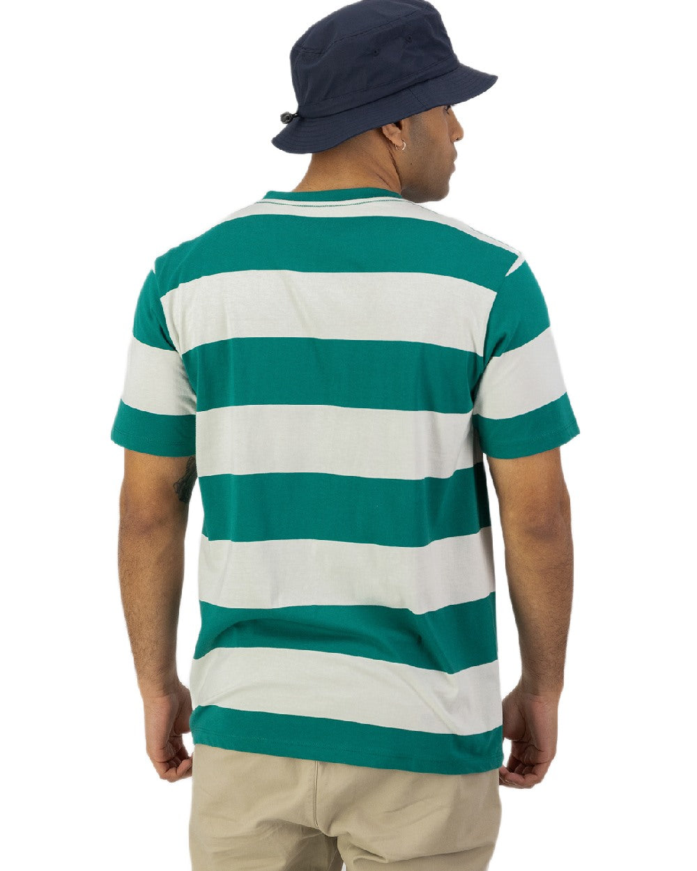 Navy Coloured Swanndri Murrays Bay V2 Bucket Hat on white background 