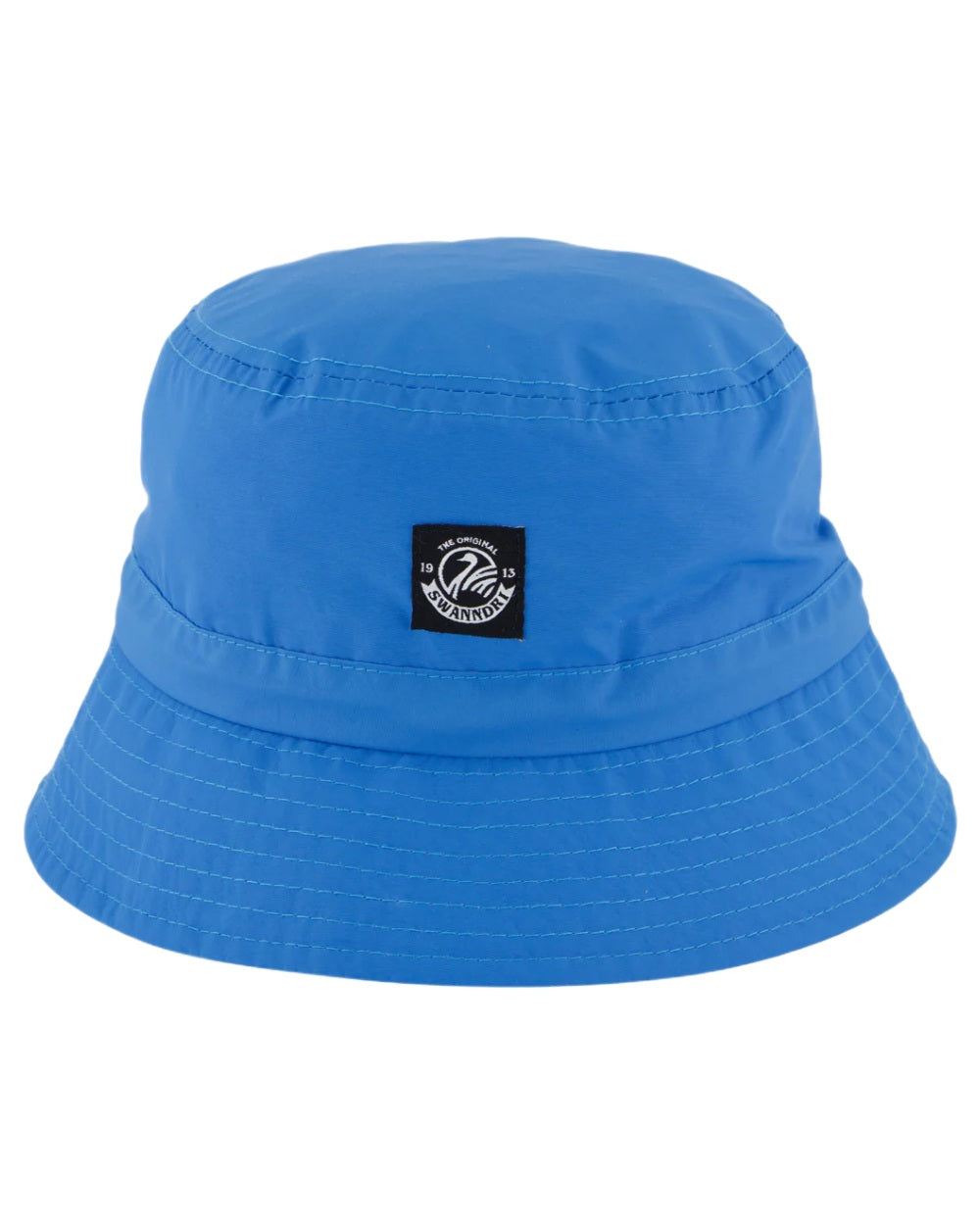 Maui Blue coloured Swanndri Murrays Bay V3 Bucket Hat on white background 