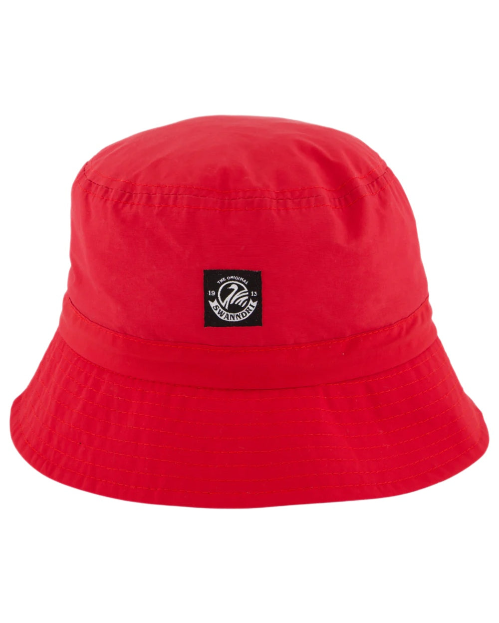 Watermelon coloured Swanndri Murrays Bay V3 Bucket Hat on white background 