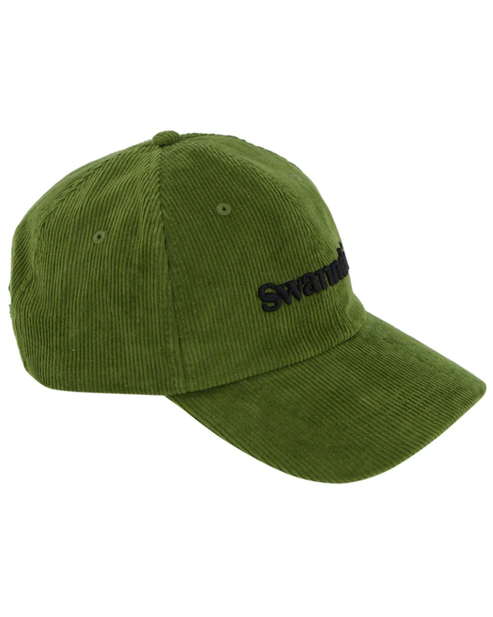 Clover Coloured Swanndri Swanni Corduroy Cap on white background 
