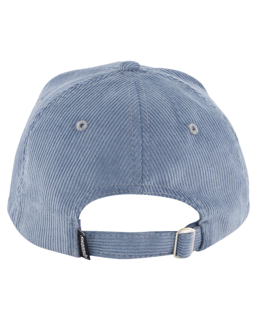 Smoke Blue Navy Coloured Swanndri Swanni Corduroy Cap on white background 