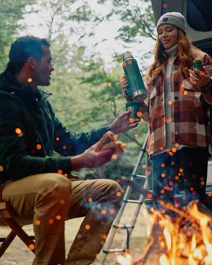 Chelsea Check Coloured Swanndri Womens Anchorage V2 Wool Shirt Jacket on outdoor background 