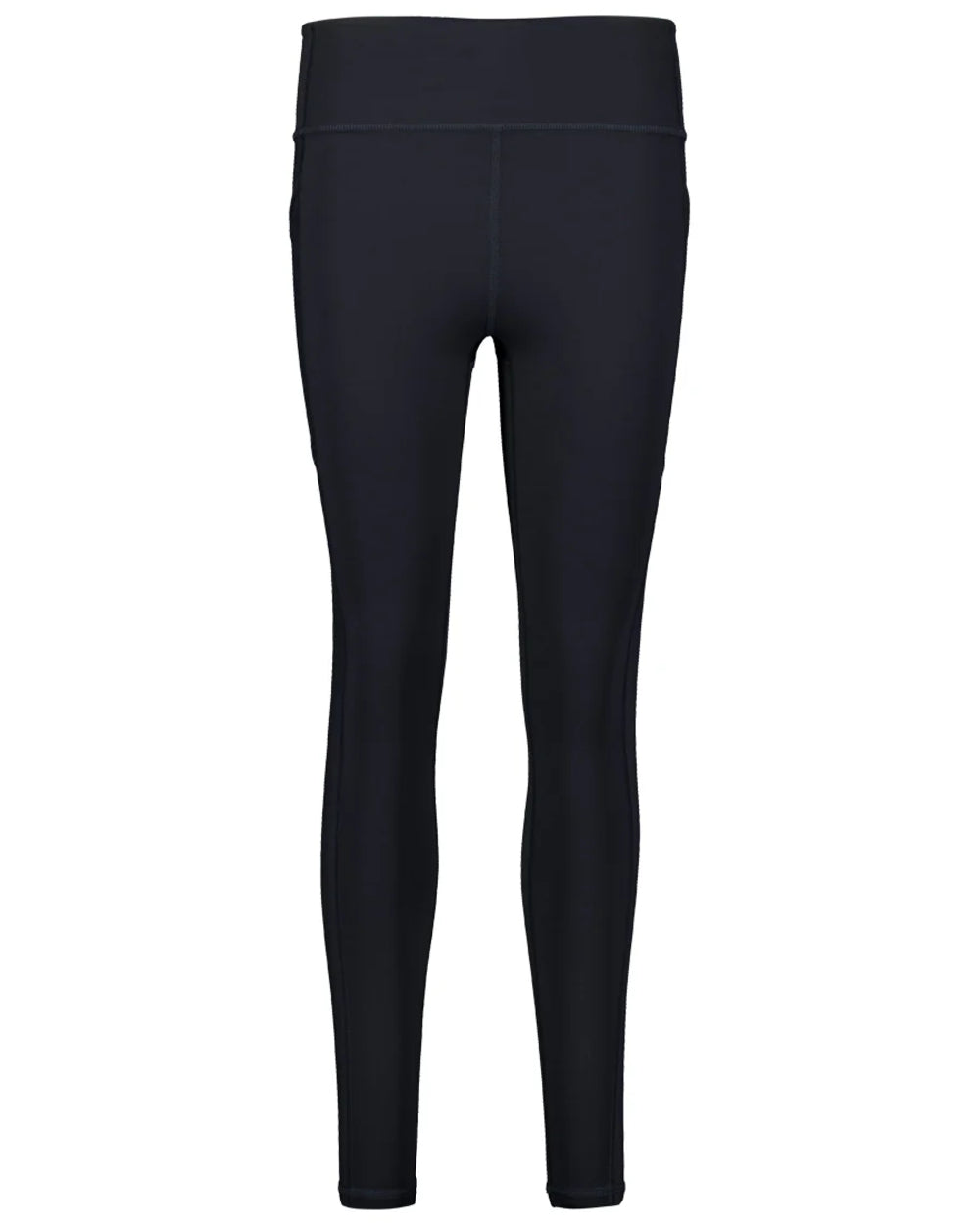 Black coloured Swanndri Womens High Rock Lite Leggings on white background 