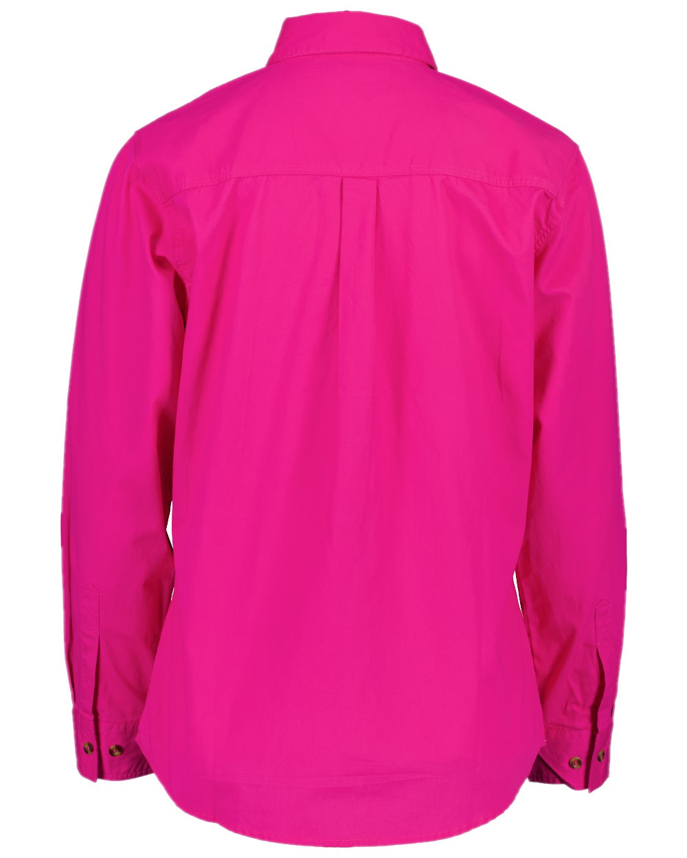 Pink Coloured Swanndri Womens Roma Long Sleeve Shirt on white background 
