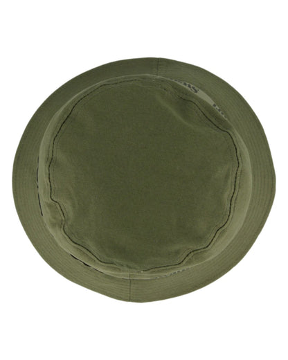 Clover coloured Swanndri Swanni Bucket Hat on white background 