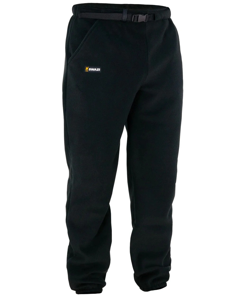 Black coloured Swazi Bush Pants on white background 