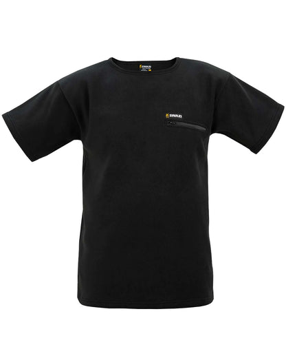 Black Coloured Swazi Bushmans Tee on white background 