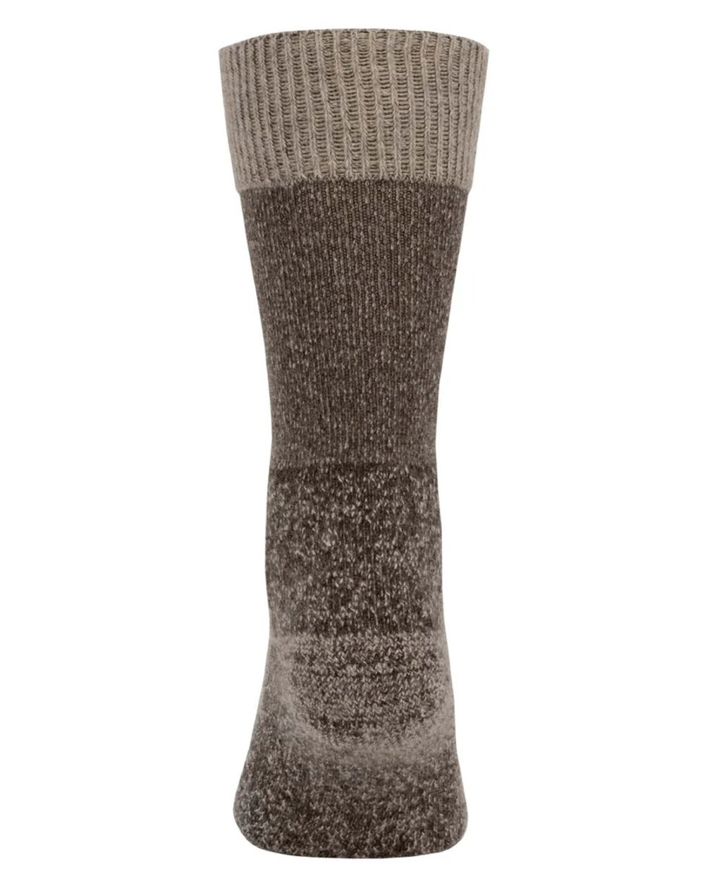 Wheat- Wet coloured Swazi Cabin Socks on white background 