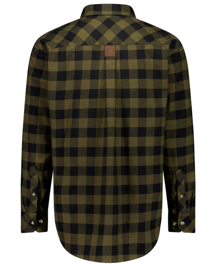 European Olive Granite coloured Swazi Grafter Shirt on white background 