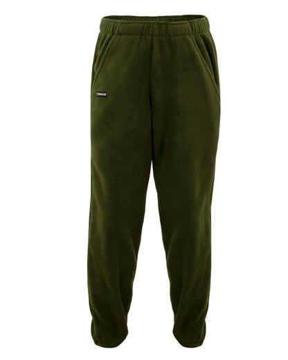 Olive coloured Swazi Kids Bush Pants on white background 