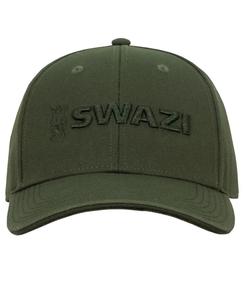 Olive coloured Swazi Legend Cap on white background 