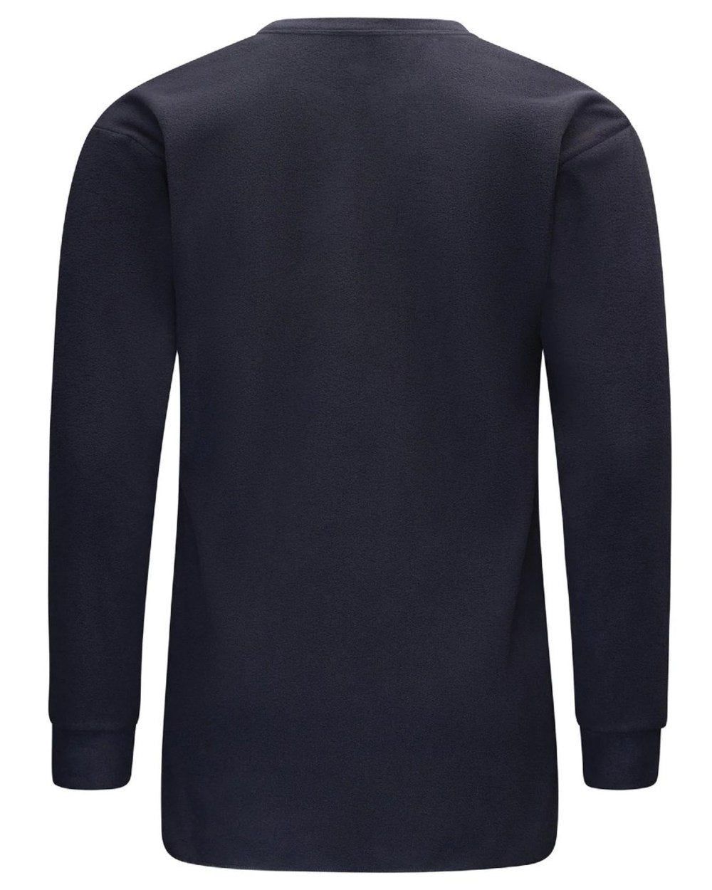 Black Coloured Swazi Long Sleeve Micro Top on white background 