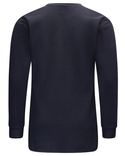 Black Coloured Swazi Long Sleeve Micro Top on white background 