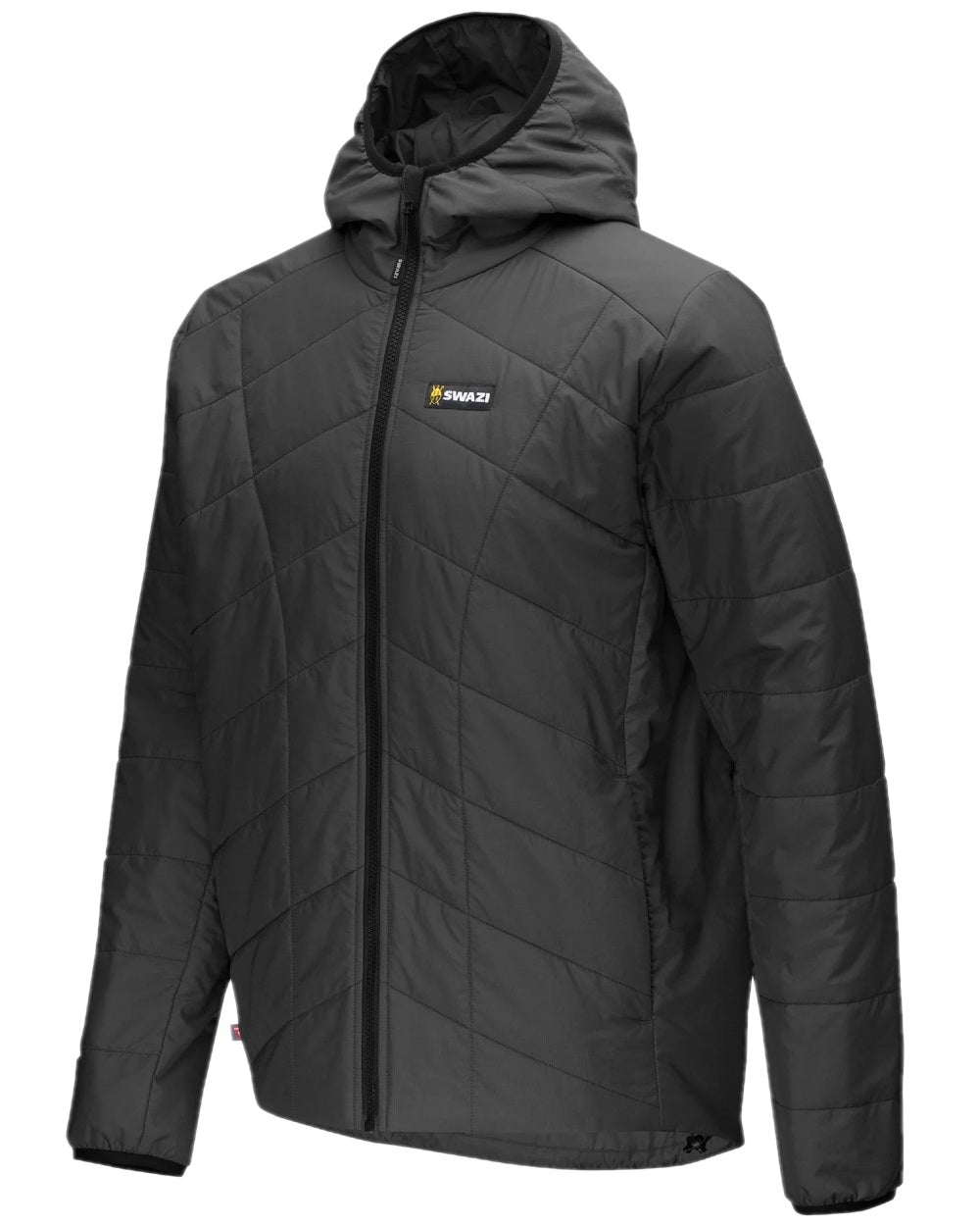 Granite Coloured Swazi Mens Chamois Lightweight Insulation Jacket on white background 