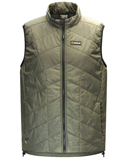 Ranger Coloured Swazi Mens Chamois Lightweight Insulation Vest on white background 