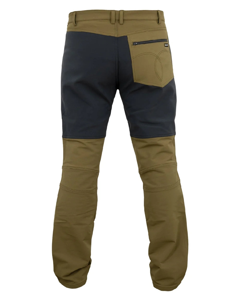 Tussock coloured Swazi Mens Forest Pants on white background 
