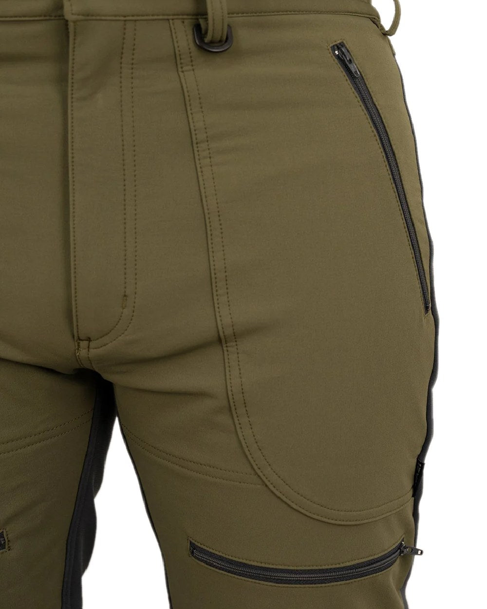 Tussock coloured Swazi Mens Forest Pants on white background 