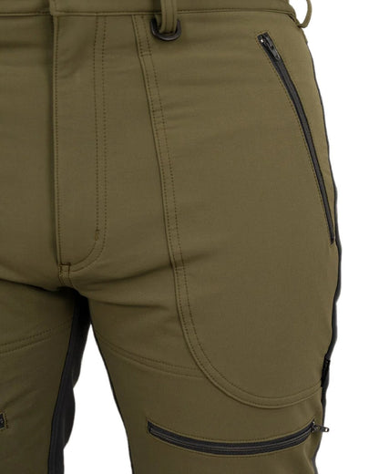 Tussock coloured Swazi Mens Forest Pants on white background 