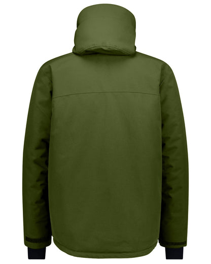 Ranger coloured Swazi Mens Geyser Waterproof Insulation Jacket on white background 
