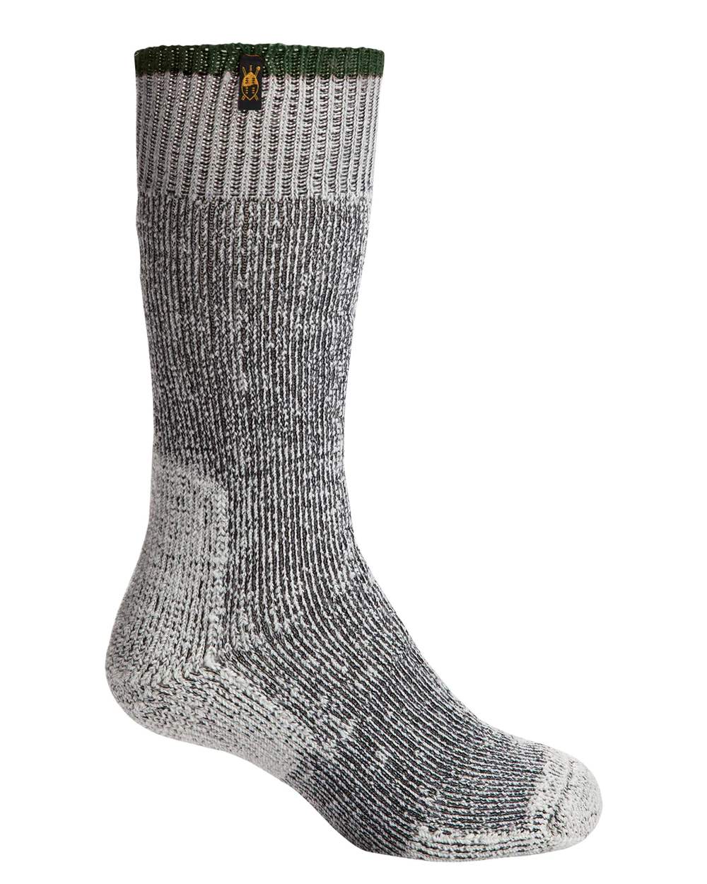 Forest Green Coloured Swazi Mens Merino Farm Socks on white background 