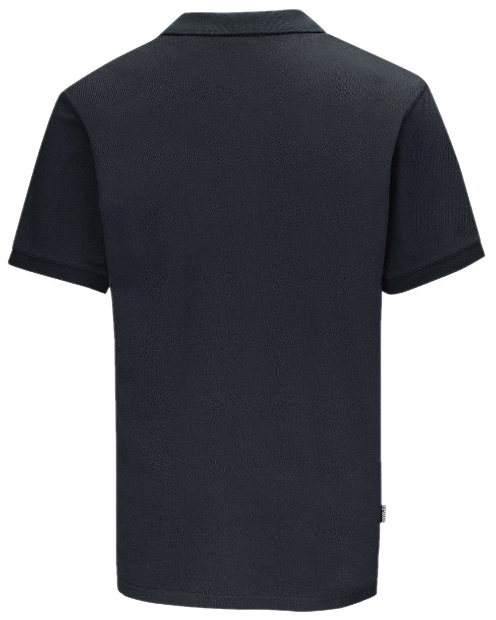 Black Colour Swazi Mens Polo Shirt on white background 