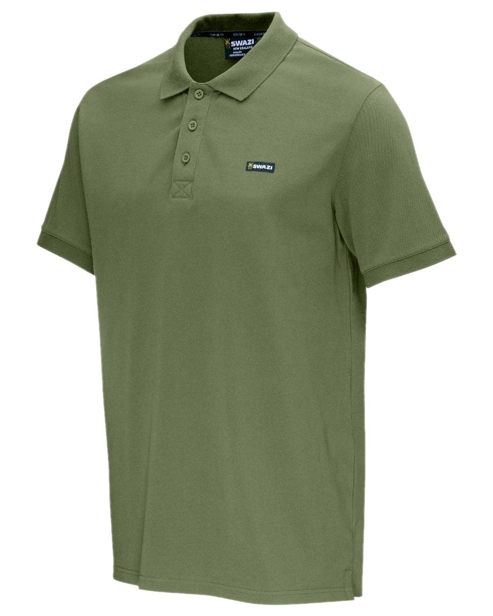 Ranger Colour Swazi Mens Polo Shirt on white background 
