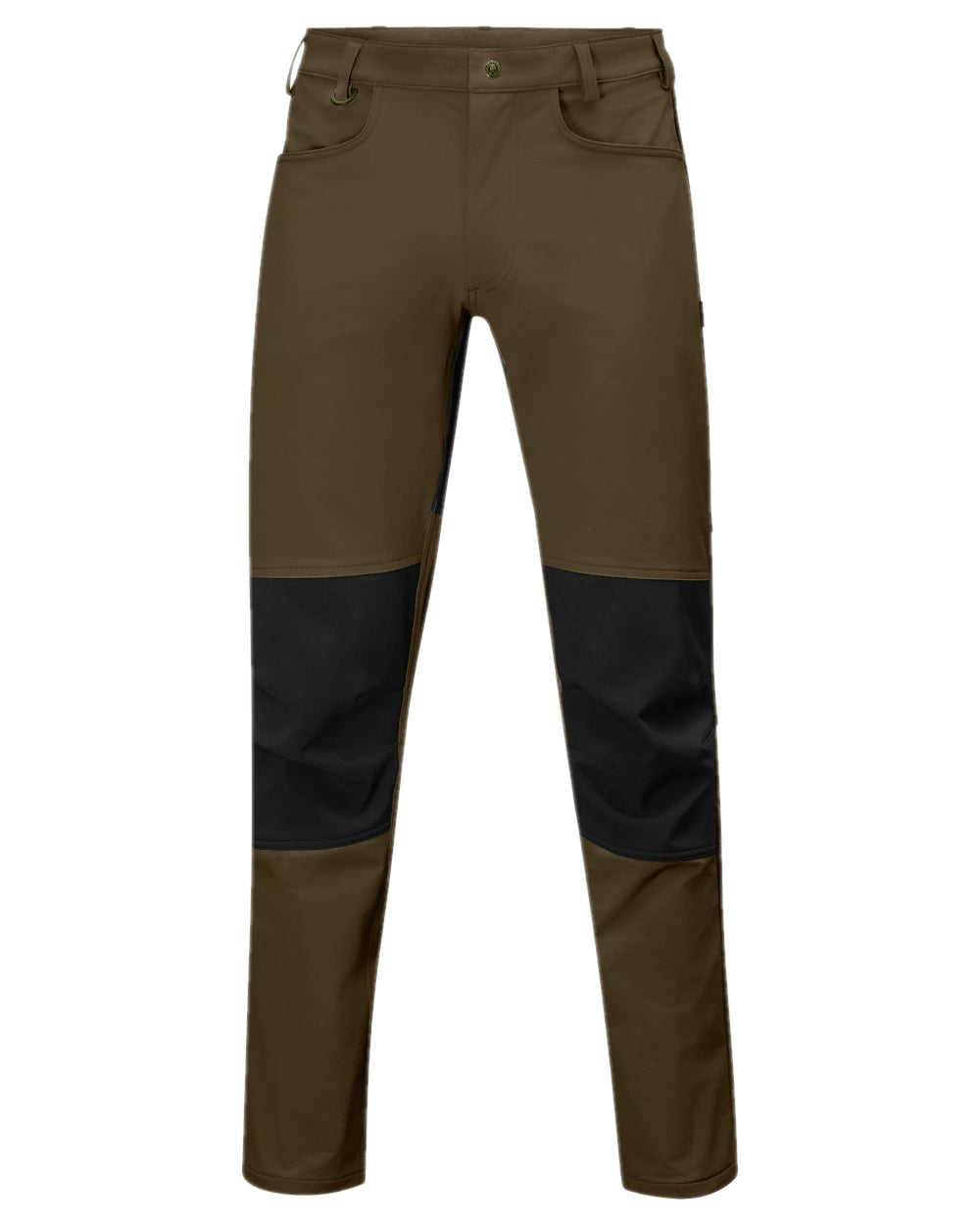 European Olive Coloured Swazi Mens Ranger Pants on white background 