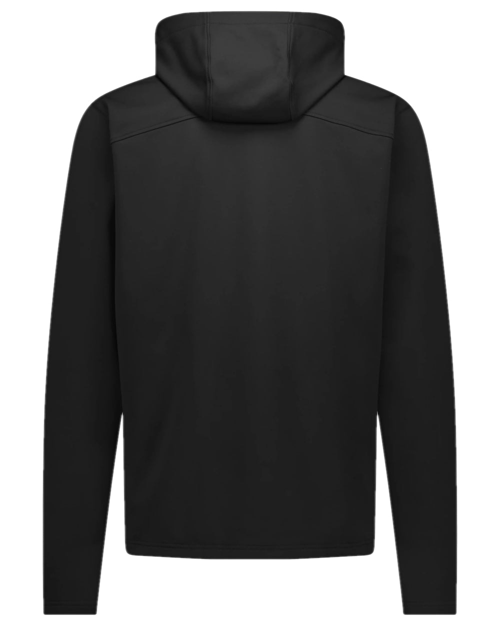 Black Coloured Swazi Mens Stalker Hooded Jacket on white background 