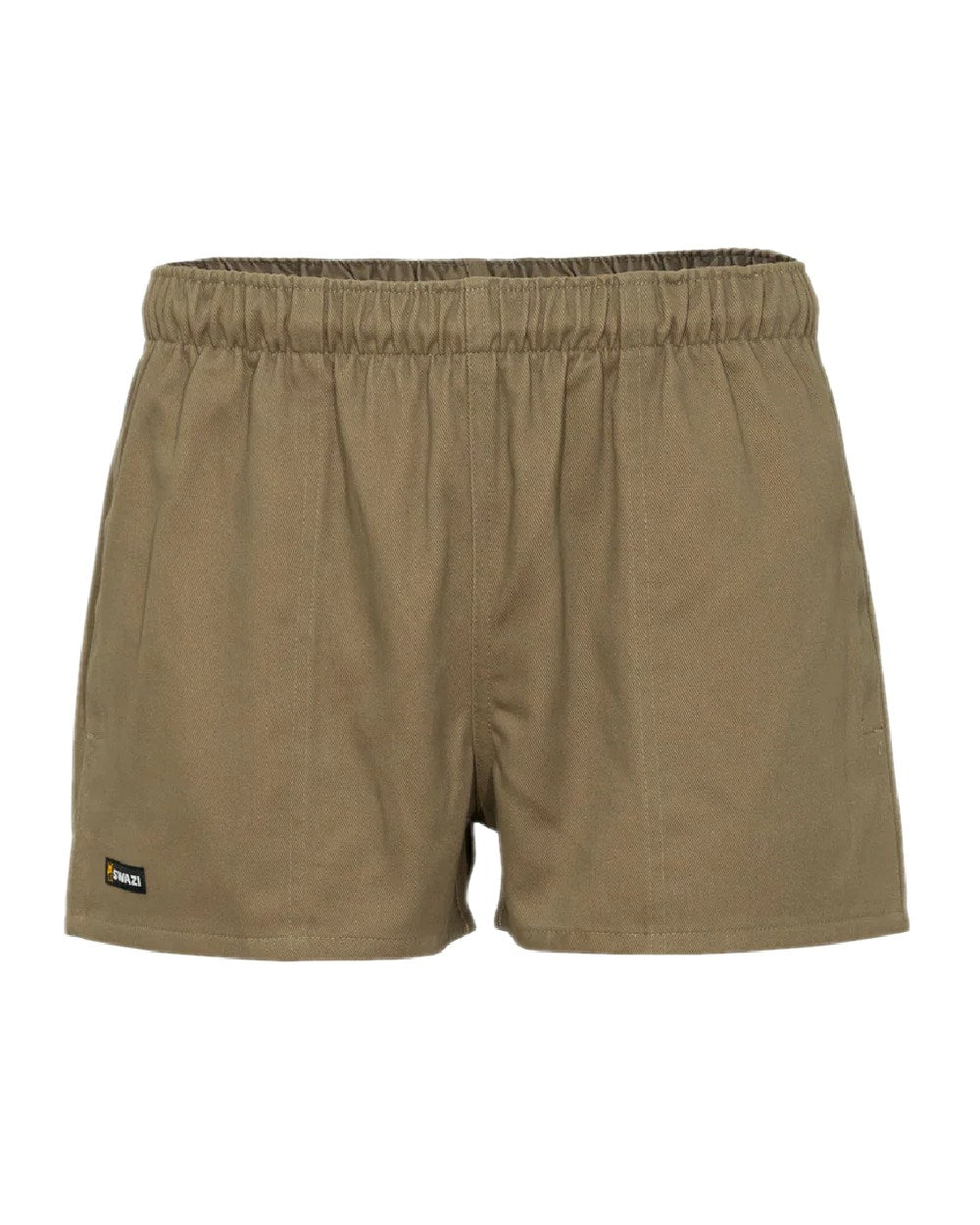 Tussock Coloured Swazi Moley Shorts on white background 