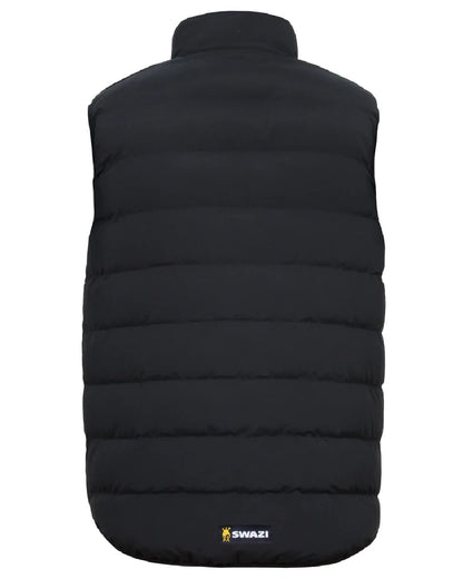 Black coloured Swazi Thorso Vest on white background 