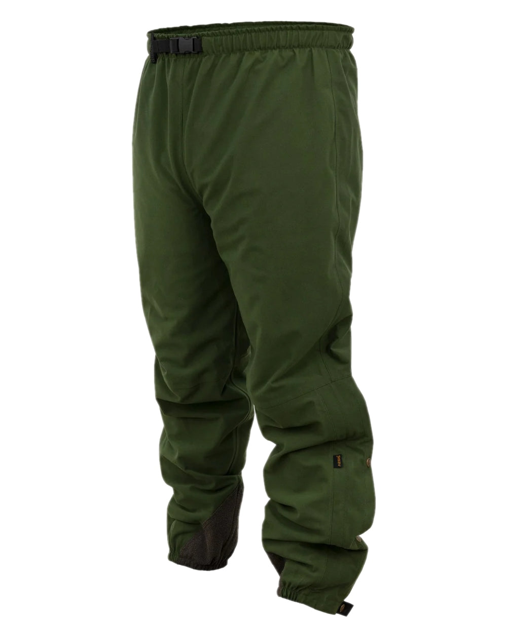 Olive Coloured Swazi Whisper Overpants on white background 