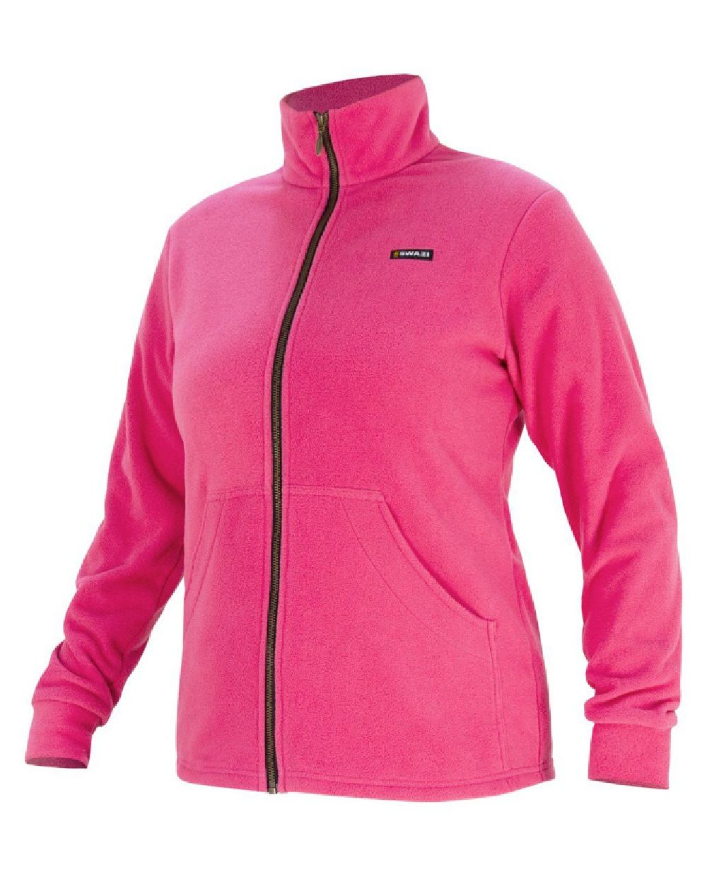 Petal Pink coloured Swazi Womens Toi Toi Jacket on white background 