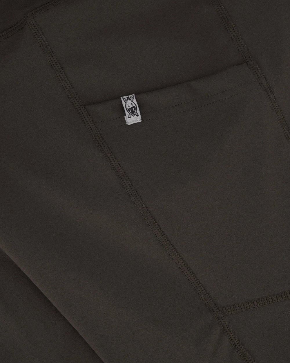 Bark coloured Swazi Womens Ionia Tights on white background 
