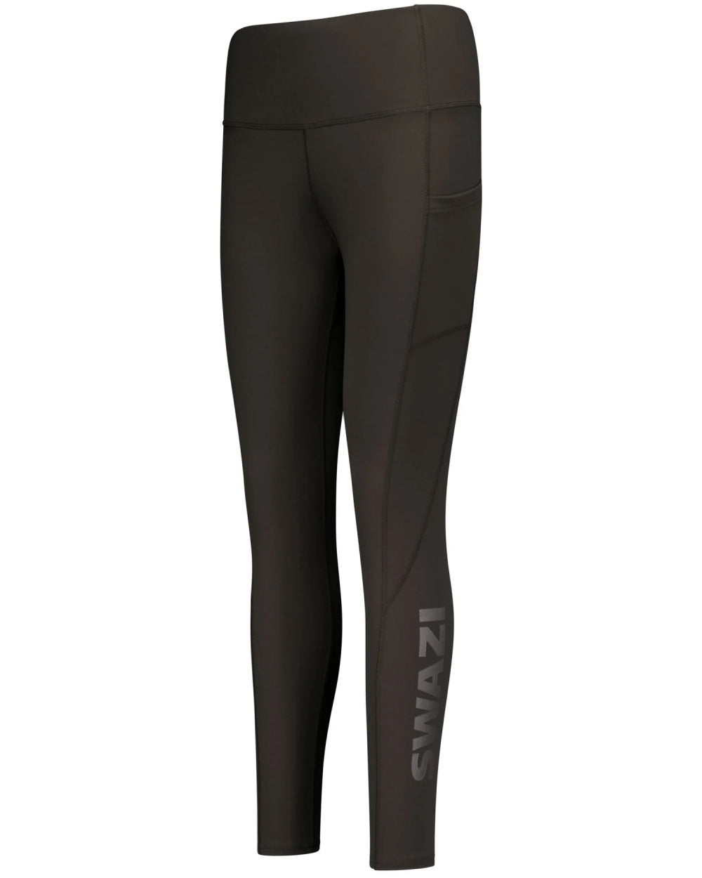 Bark coloured Swazi Womens Ionia Tights on white background 