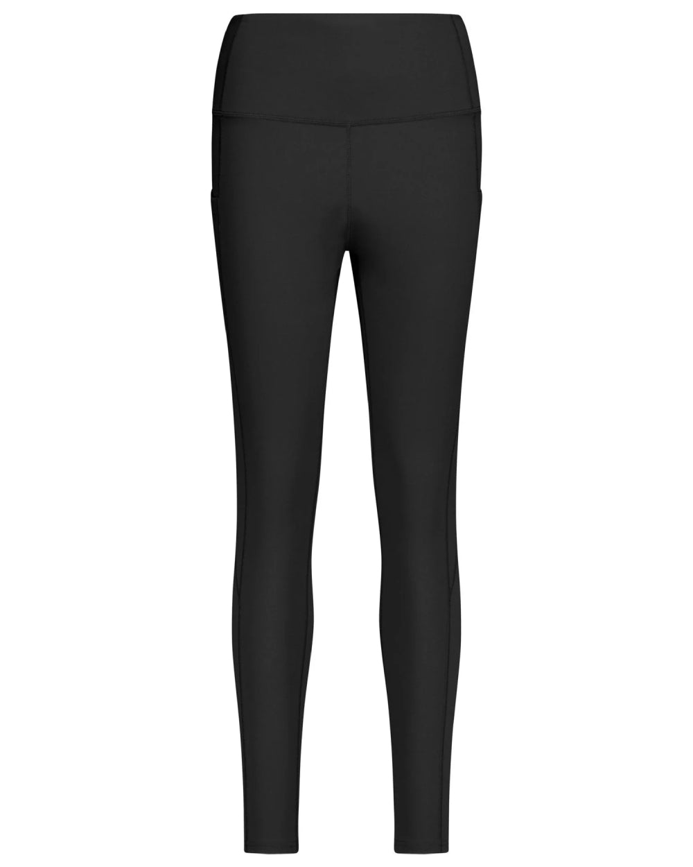 Black coloured Swazi Womens Ionia Tights on white background 