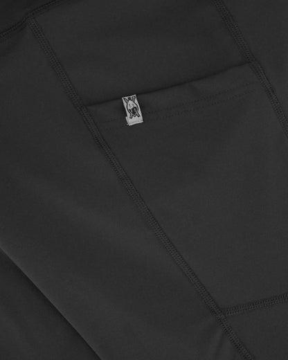 Black coloured Swazi Womens Ionia Tights on white background 