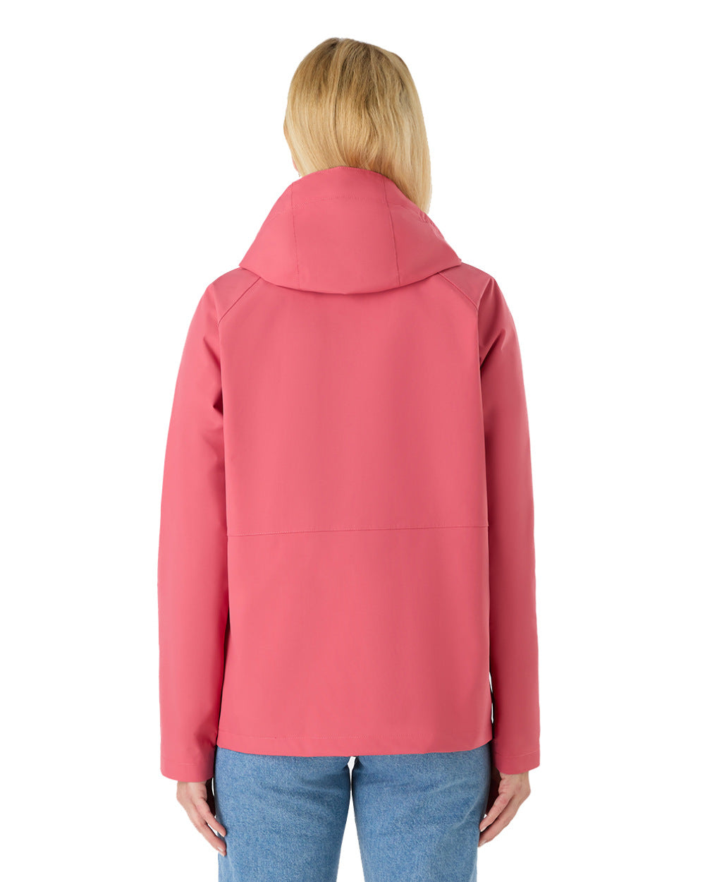 Sweet Raspberry Coloured Musto Womens Classic Shore Waterproof Jacket On A White Background 