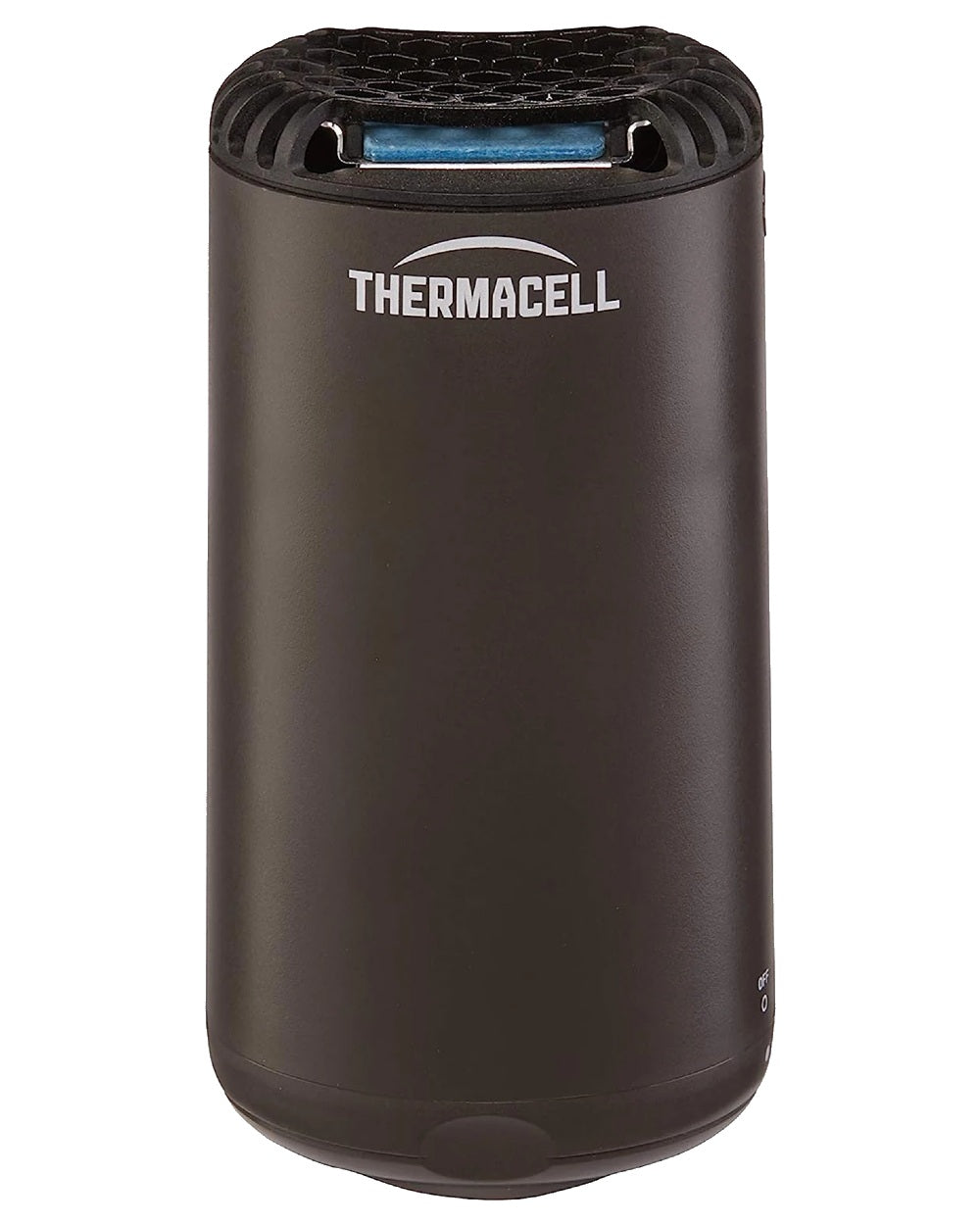 Graphite coloured Thermacell Halo Mini Protector on white background 