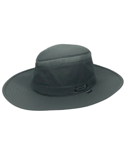 Forest Night Coloured Tilley Airflo Broad Brim Sun Hat on white background 