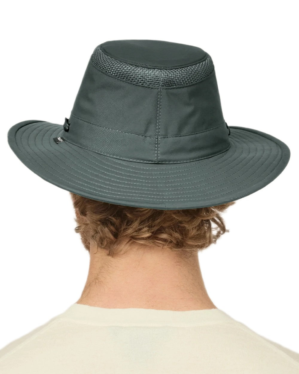Forest Night Coloured Tilley Airflo Broad Brim Sun Hat on white background 