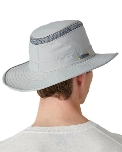 Rock Face Coloured Tilley Airflo Broad Brim Sun Hat on white background 