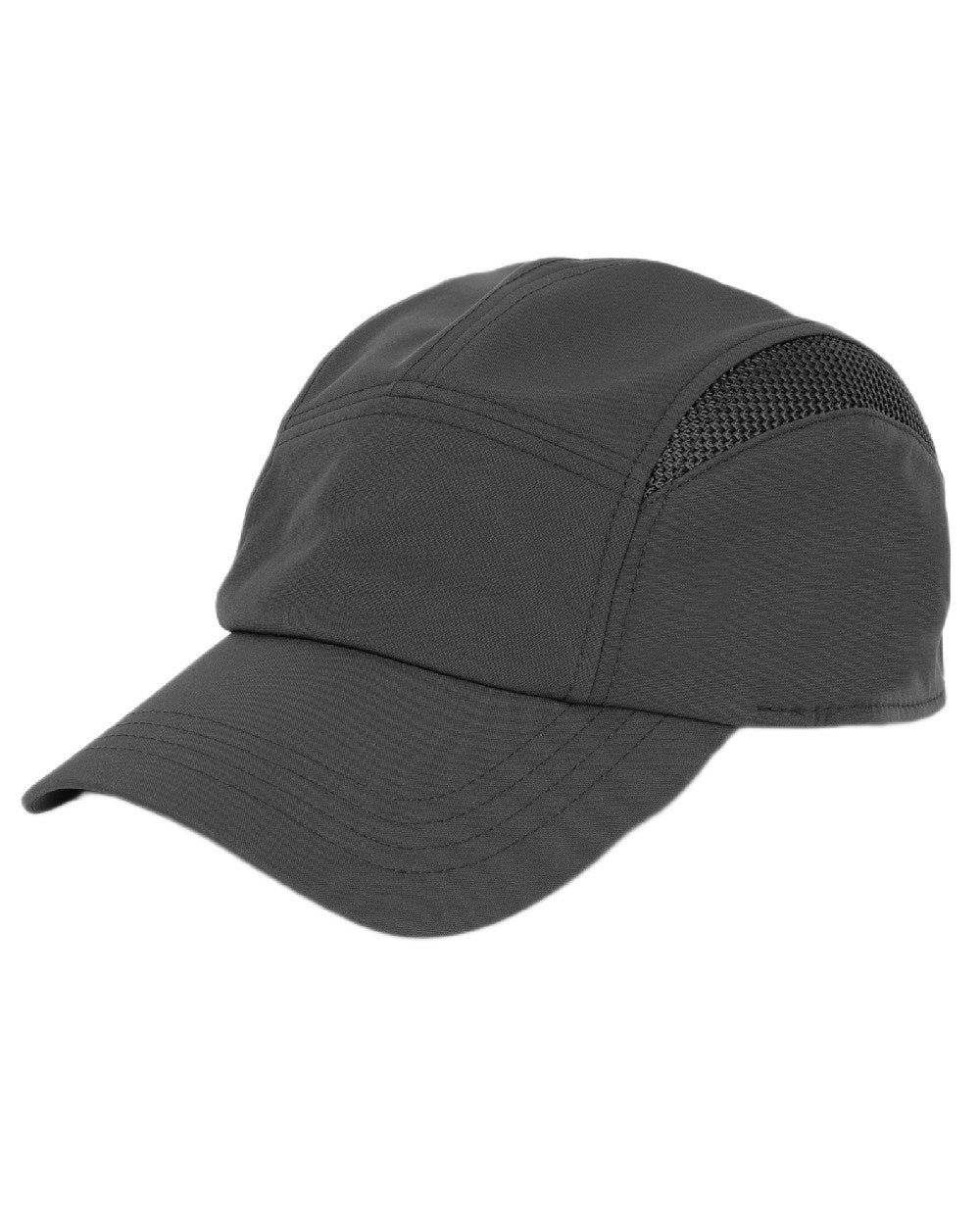 Black Coloured Tilley Airflo Cap on white background 
