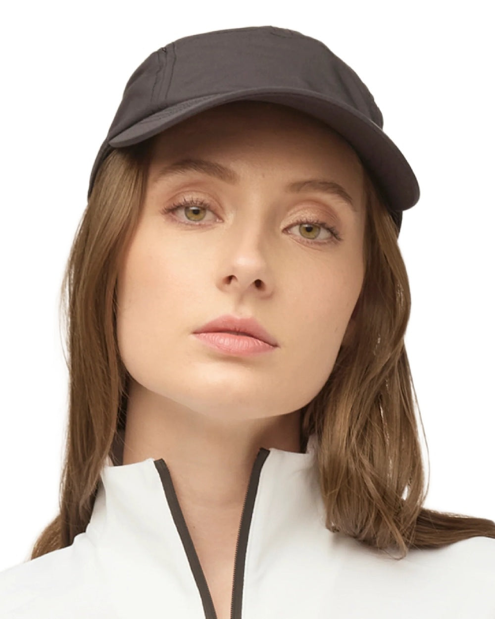 Black Coloured Tilley Airflo Cap on white background 