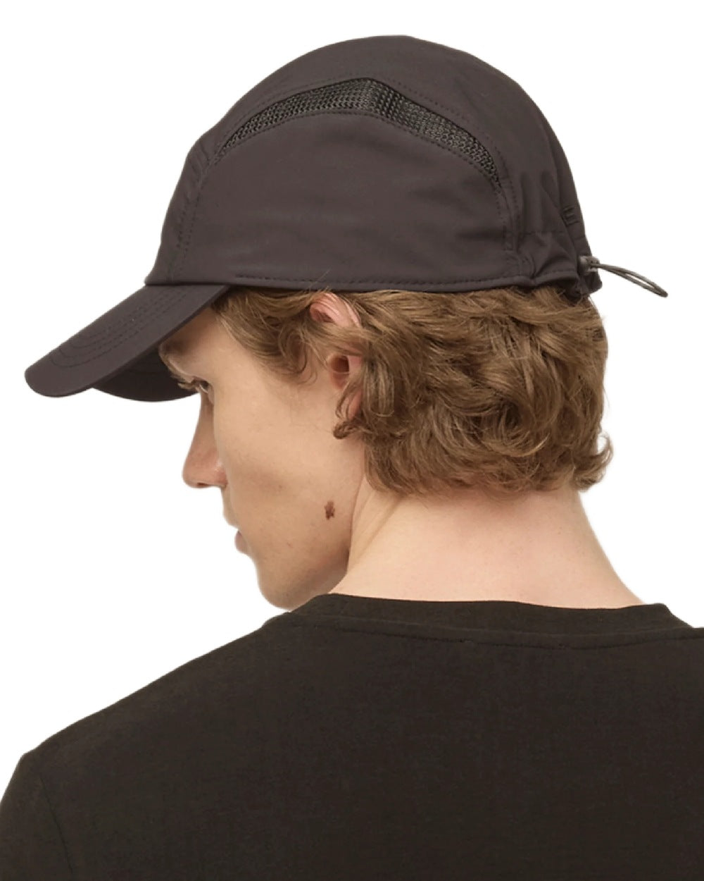 Black Coloured Tilley Airflo Cap on white background 