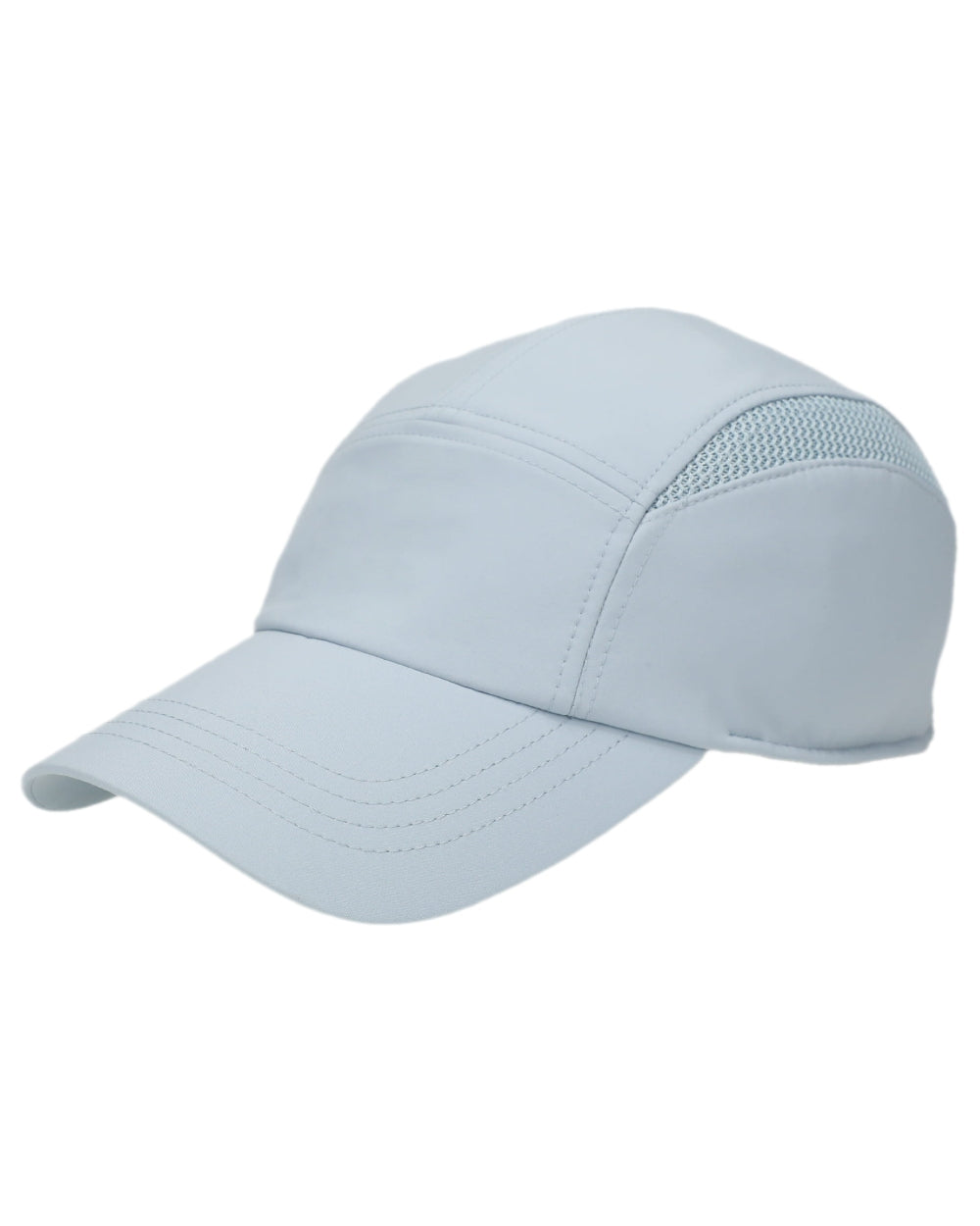 Ice Blue Coloured Tilley Airflo Cap on white background 
