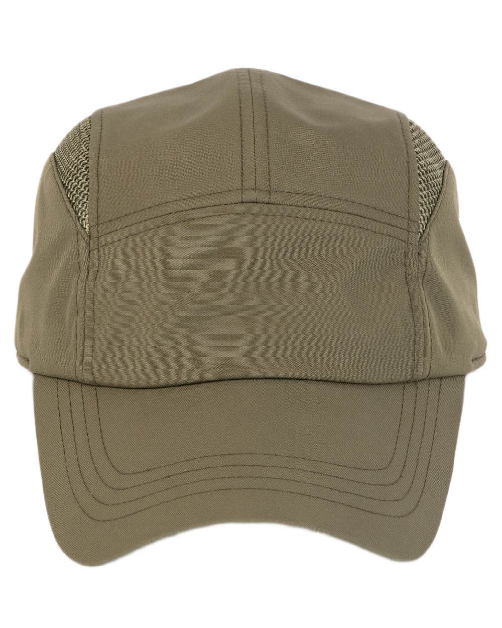 Olive Coloured Tilley Airflo Cap on white background 