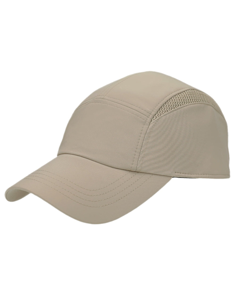 Safari Tan Coloured Tilley Airflo Cap on white background 